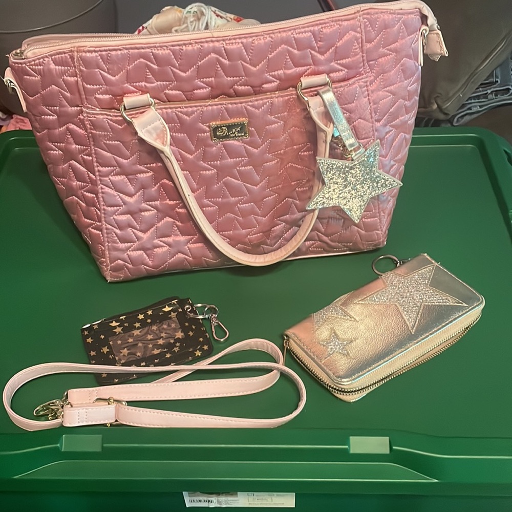 Betsy Johnson Star bag set